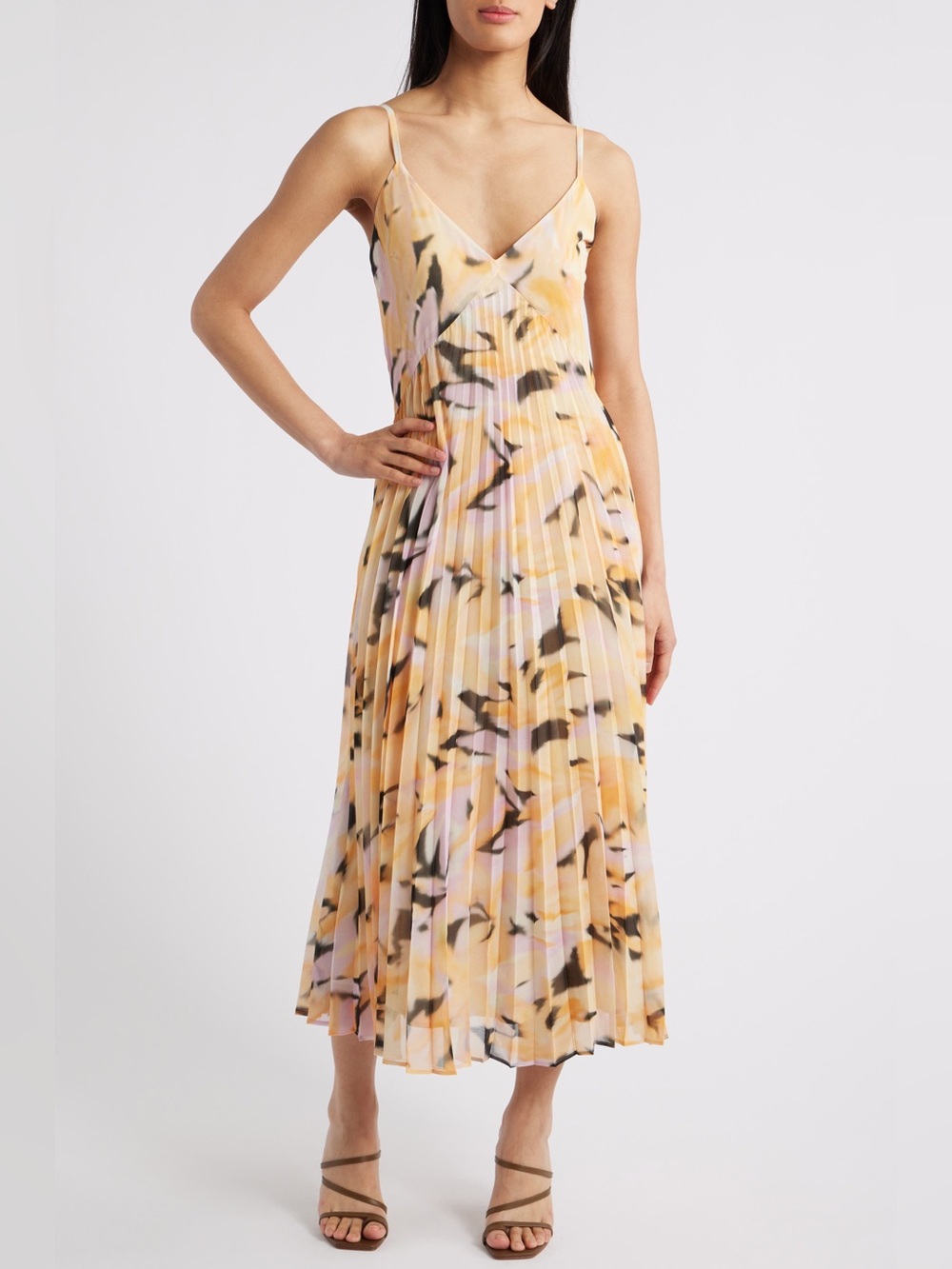 Chelsea28 Floral Pleated Sundress